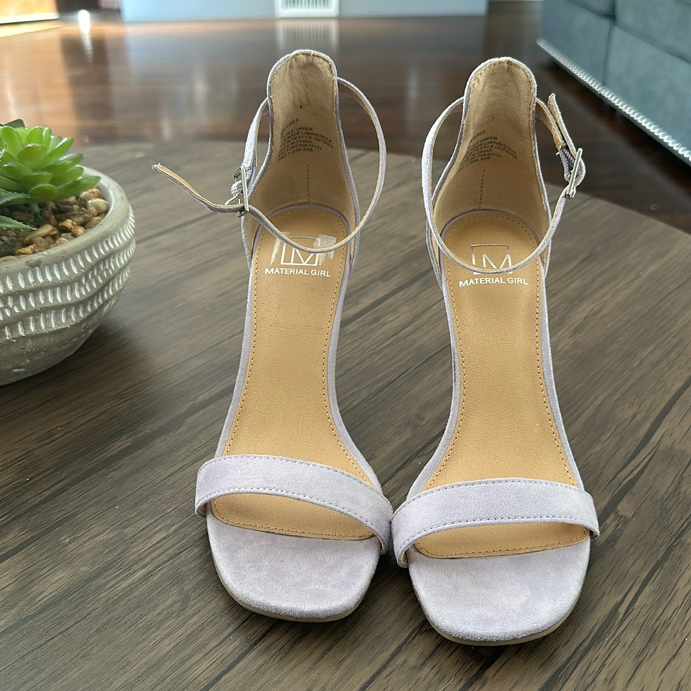 Material girl lavender heels